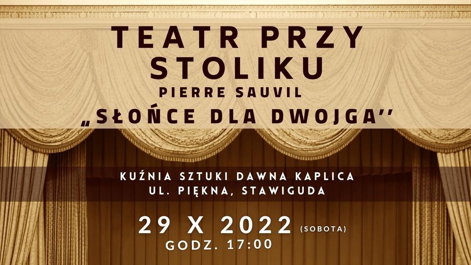 Teatr przy stoliku w Stawigudzie