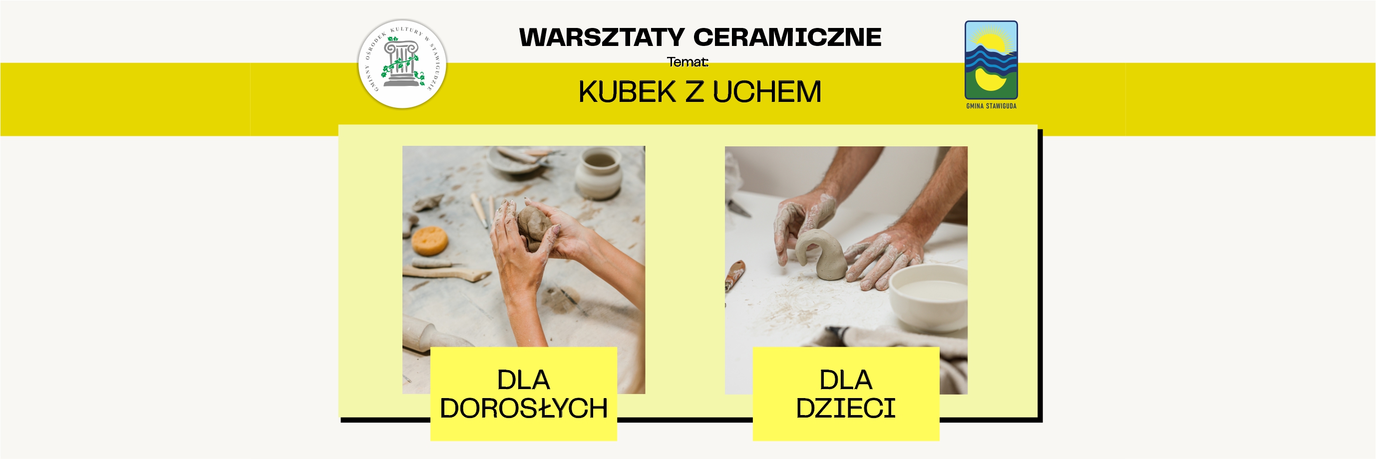 WARSZTATY CERAMICZNE/ dzieci