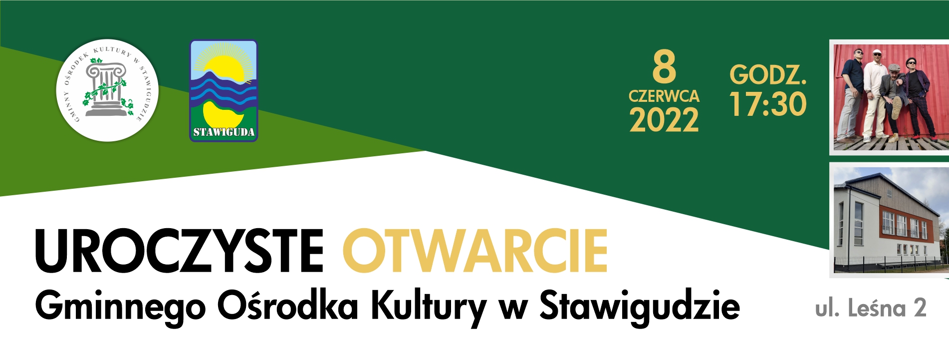 Uroczyste otwarcie Gminnego Ośrodka Kultury w Stawigudzie