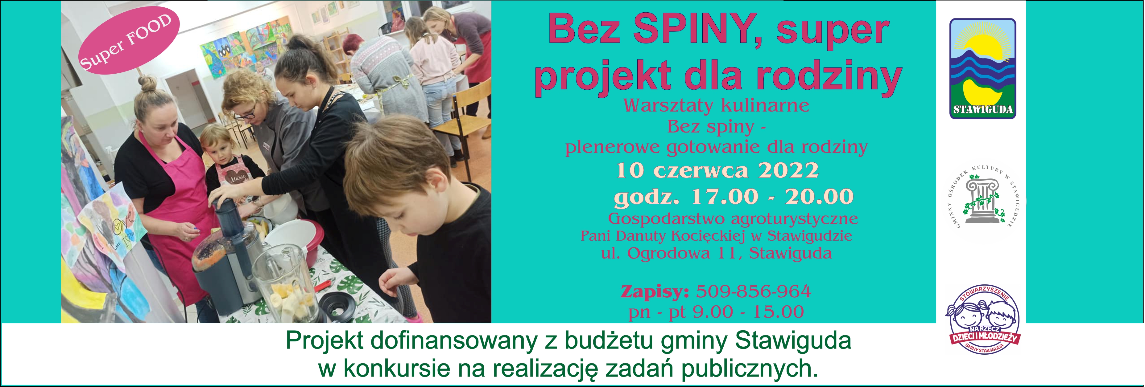 Bez Spiny - plenerowe warsztaty kulinarne dla rodziny